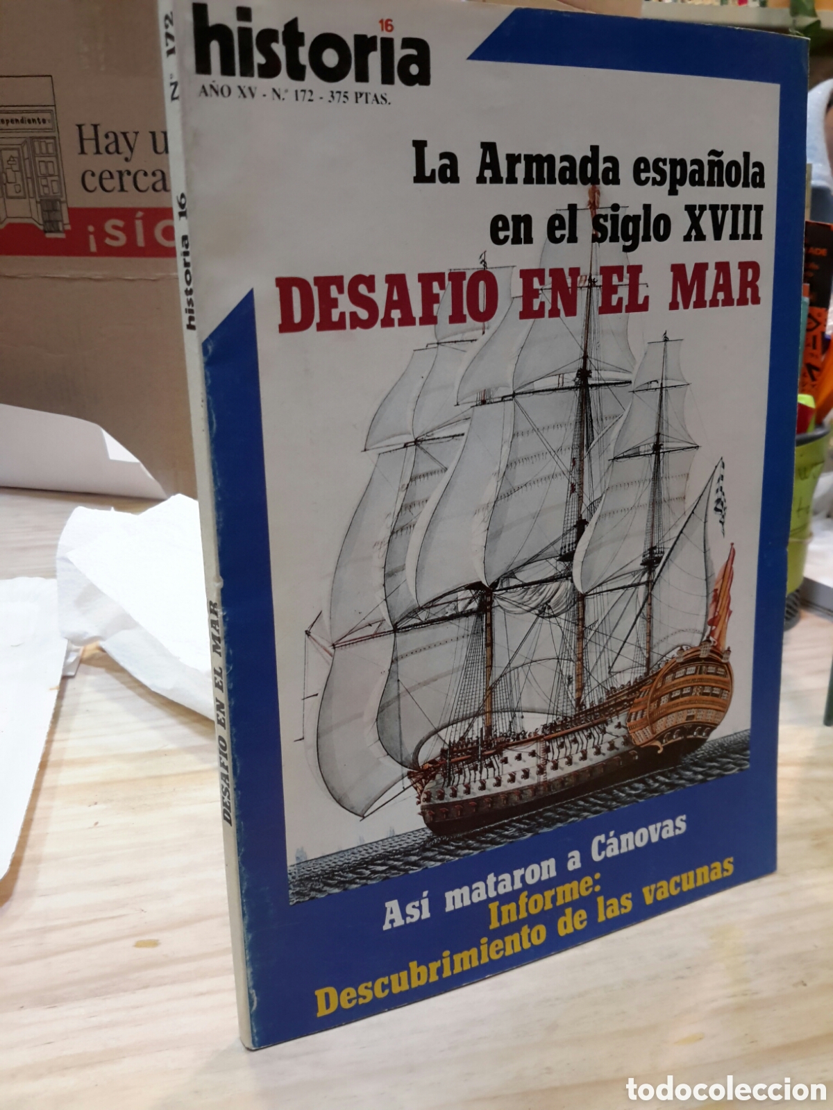 Second hand books: Revista - historia 16, n. 172 - desafio en el mar