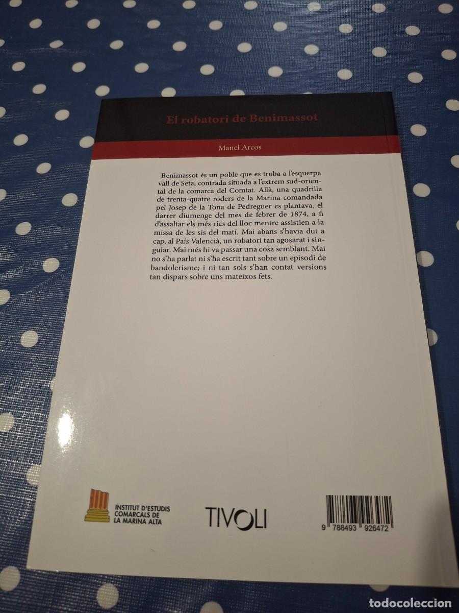 Libros de segunda mano: El robatori de Benimassot de Manel Arcos - Foto 2