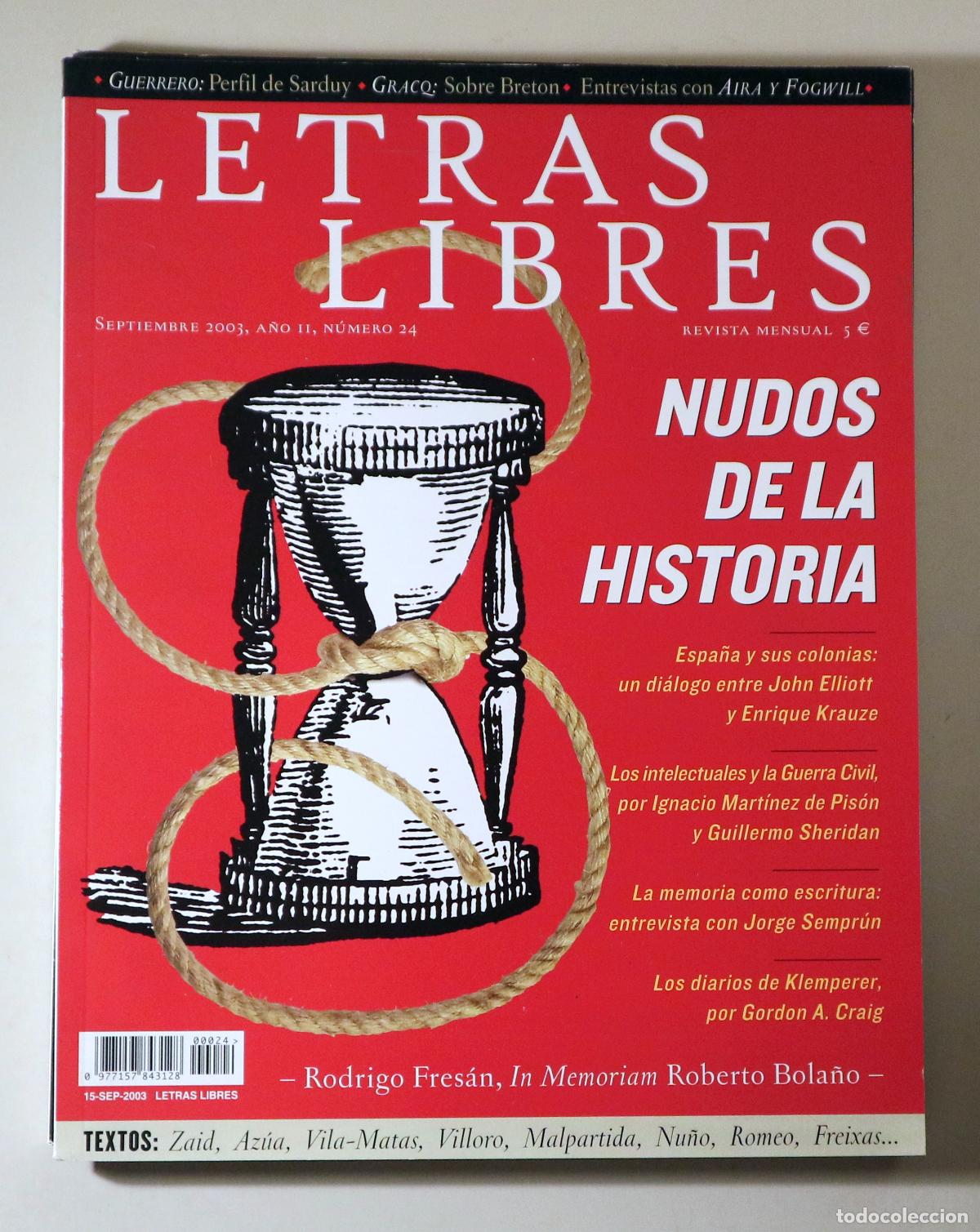 Libros de segunda mano: (Sempr&uacute;n, Jorge -Craig, Gordon -Krauze, Enrique) - LETRAS LIBRES N&ordm; 24: Nudos de la Historia - Madri