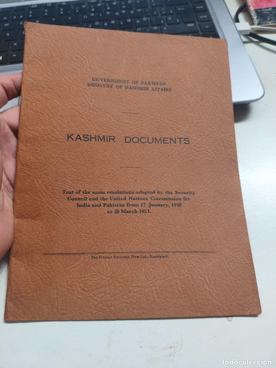 Libros de segunda mano: kashmir documents pakistan 1948 United Nations Commision 1951