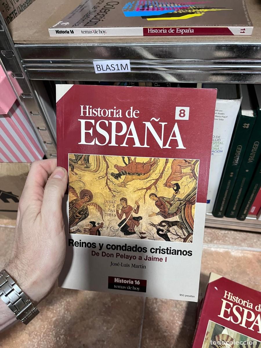 Libros de segunda mano: BLAS1M 16 Historia de ESPA&Ntilde;A 8 Reinos y condados cristianos De Don Pelayo a Jaime l Jos&eacute; L Mart&iacute;n