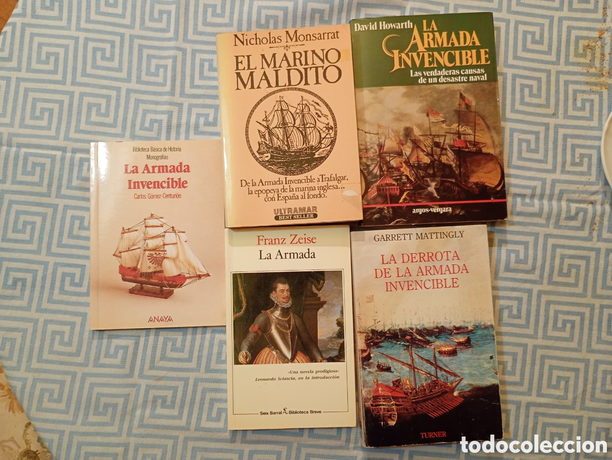 Libros de segunda mano: Lote de 5 libros de la Armada invencible - Foto 1