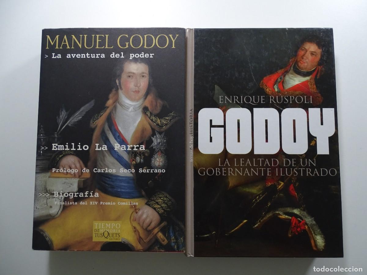 Libros de segunda mano: Dos obras sobre el Pr&iacute;ncipe de la Paz. Enrique Ruspoli: Godoy. Emilio La Parra: Manuel Godoy.