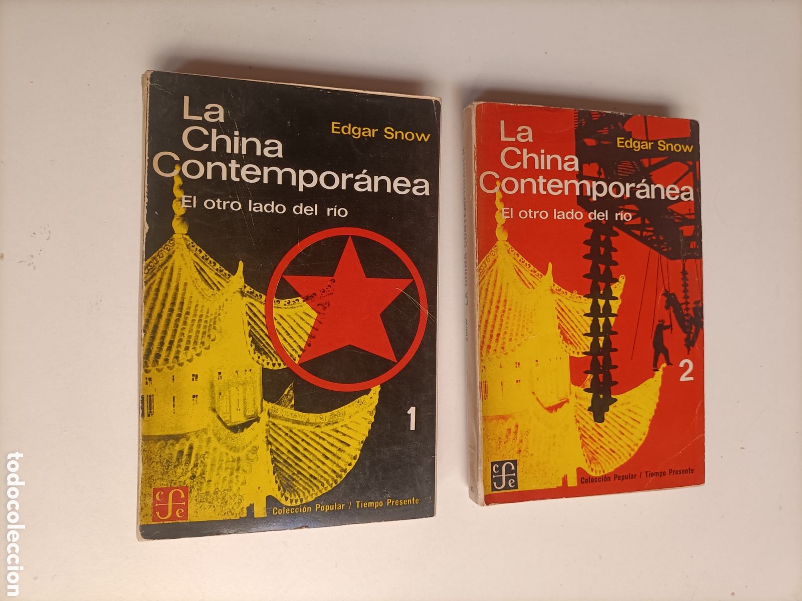 Libros de segunda mano: La china contempor&aacute;nea. El otro lado del r&iacute;o Edgar Snow 2 tomos