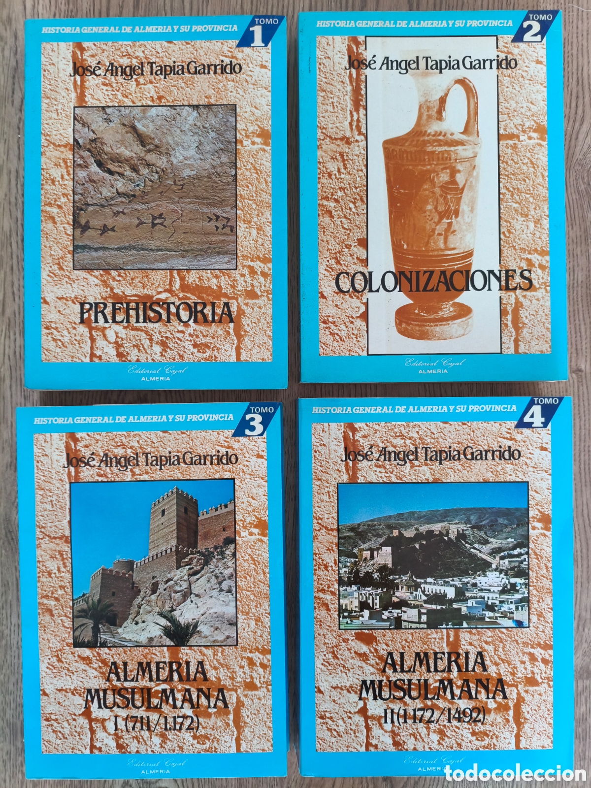 Libros de segunda mano: HISTORIA GENERAL DE ALMERIA Y SU PROVINCIA 4 TOMOS JOSE ANGEL TAPIA GARRIDO. ED. CAJAL, 1986