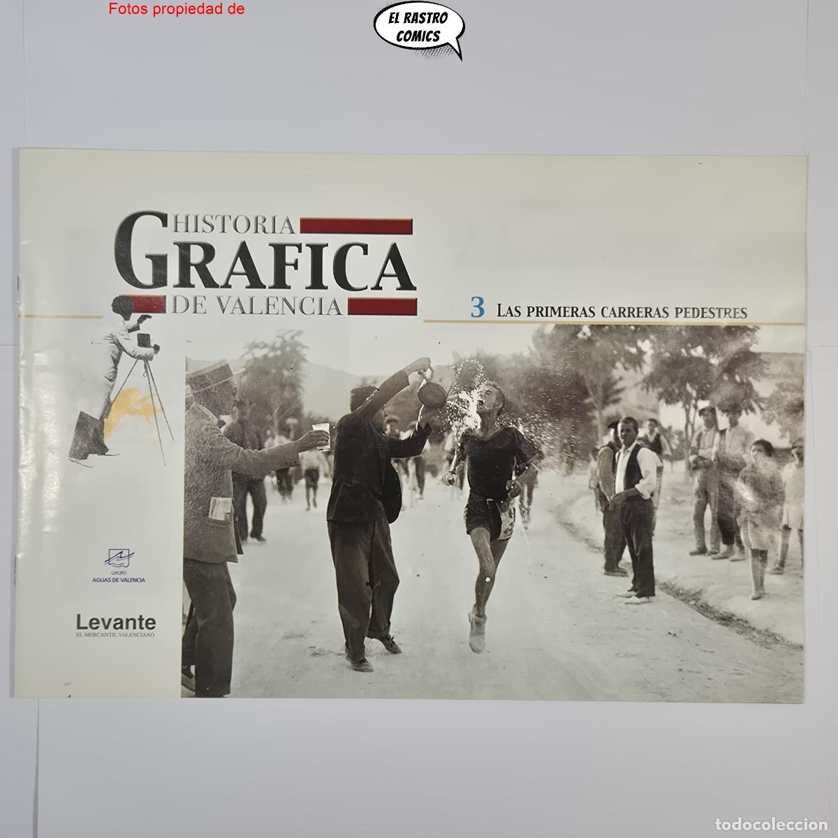 Libros de segunda mano: Historia gr&aacute;fica de Valencia n&ordm; 3, Las primeras carreras pedestres, ed Levante 2001