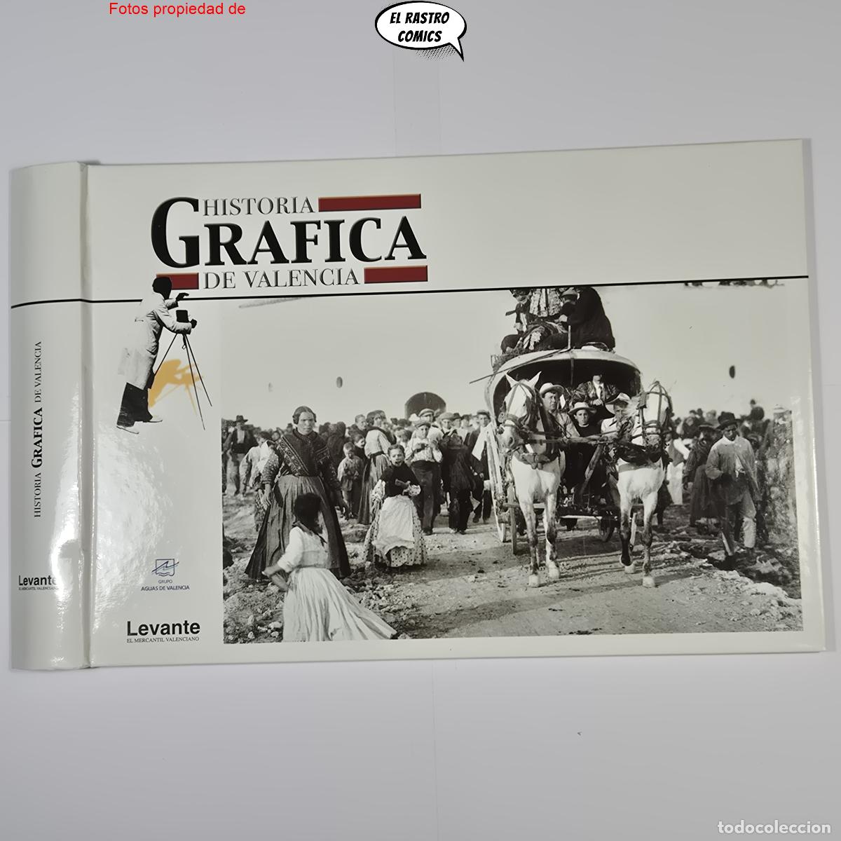 Libros de segunda mano: Historia gr&aacute;fica de Valencia, solo tapas, ed Levante 2001