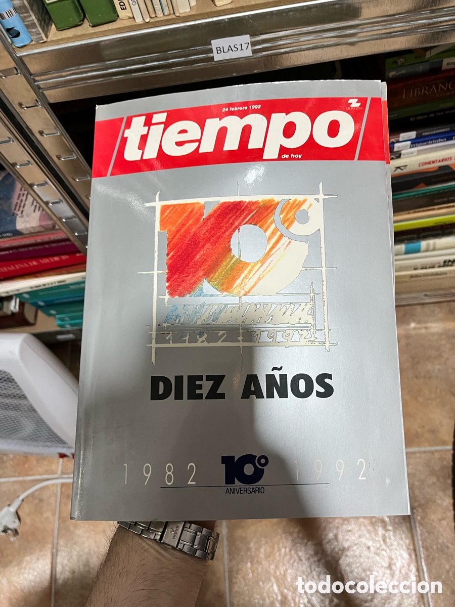 Libros de segunda mano: BLAS17 tiempo DIEZ A&Ntilde;OS 1982-1992 10&deg; ANIVERSARIO