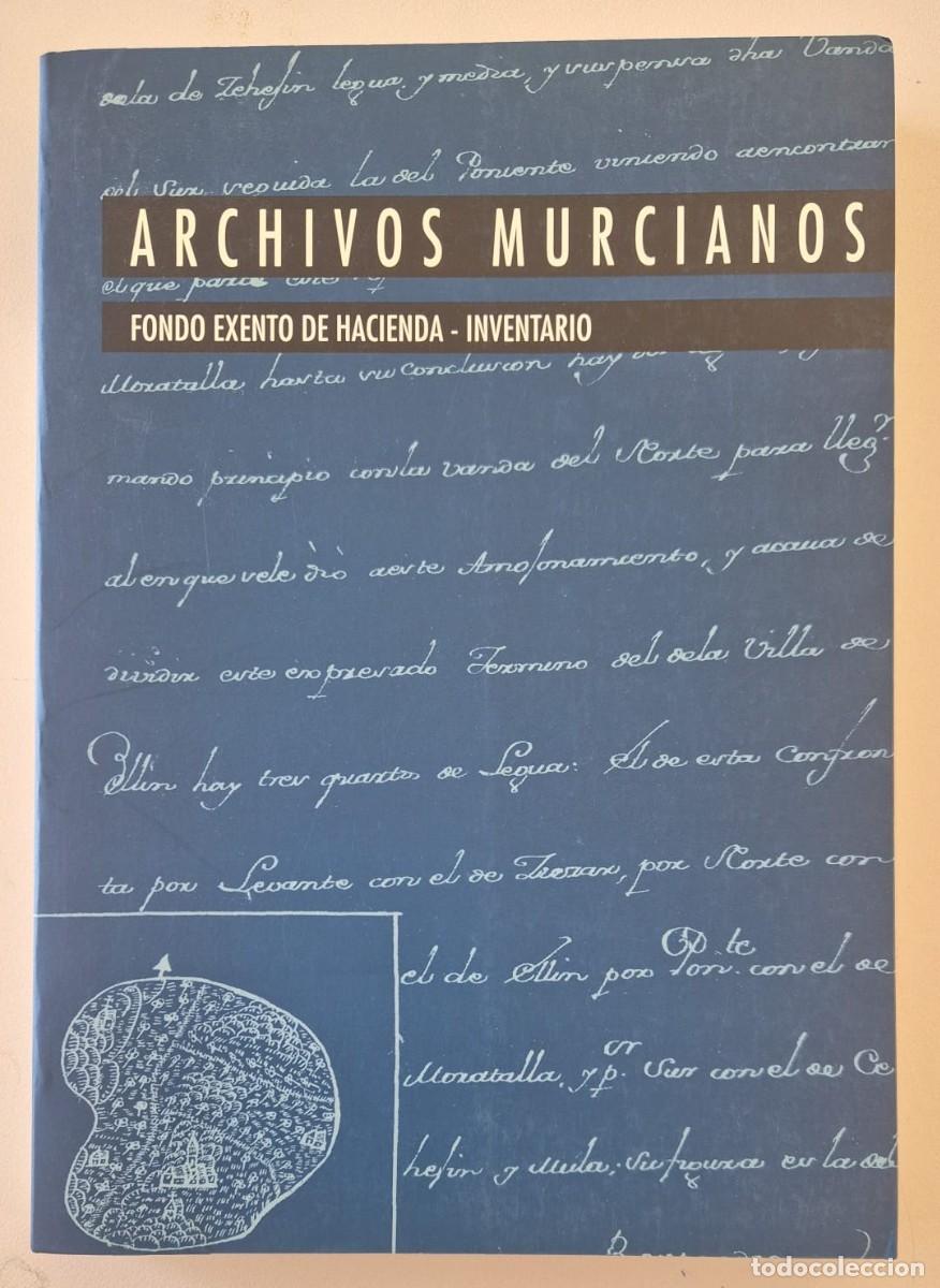 Libros de segunda mano: Archivos Murcianos 4. Fondo exento de Hacienda - Inventario