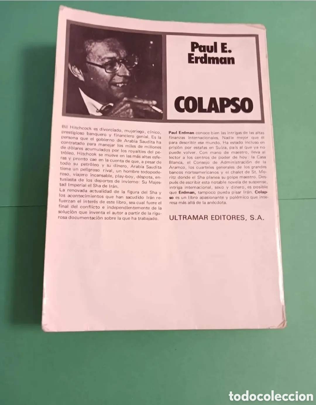 Libros de segunda mano: Libro COLAPSO / Paul E.Erdman. - Foto 5