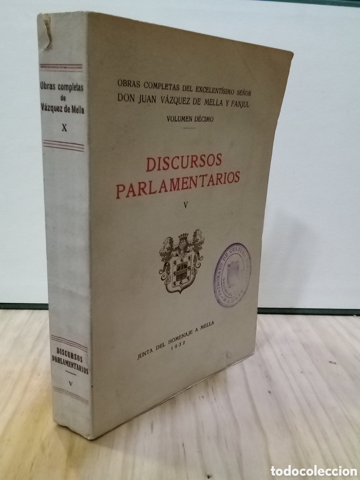 Second hand books: Don Juan V&aacute;zquez de Mella y Funjul : Discursos parlamentarios V