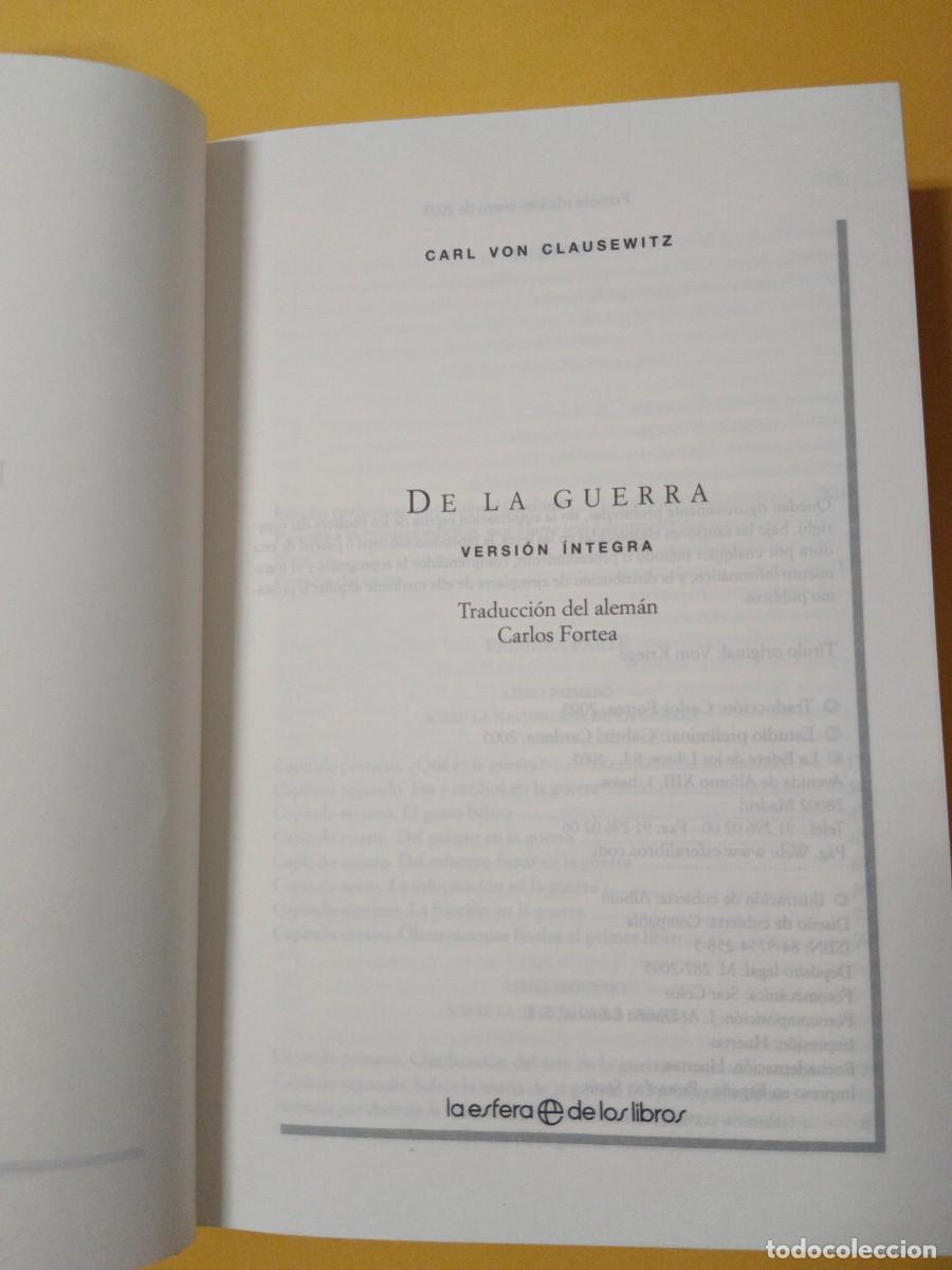 Libros de segunda mano: DE LA GUERRA C. VON CLAUSEWITZ - Foto 7