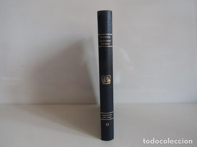 Libros de segunda mano: LIBRO &rdquo;Plentzia estudios locales&rdquo; a&ntilde;o 1986 - VOL 2. Ferrocarril Plencia las Arenas proyecto 1888