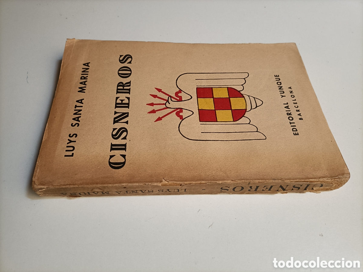 Libros de segunda mano: Cisneros. Luys Santa Marina . Editorial yunque 1939