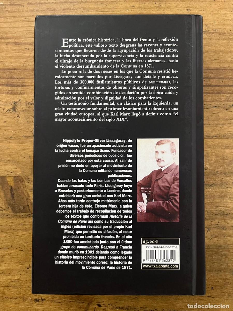 Libros de segunda mano: La Comuna de Par&iacute;s (H. Prosper-Oliver Lissagaray) - Foto 2