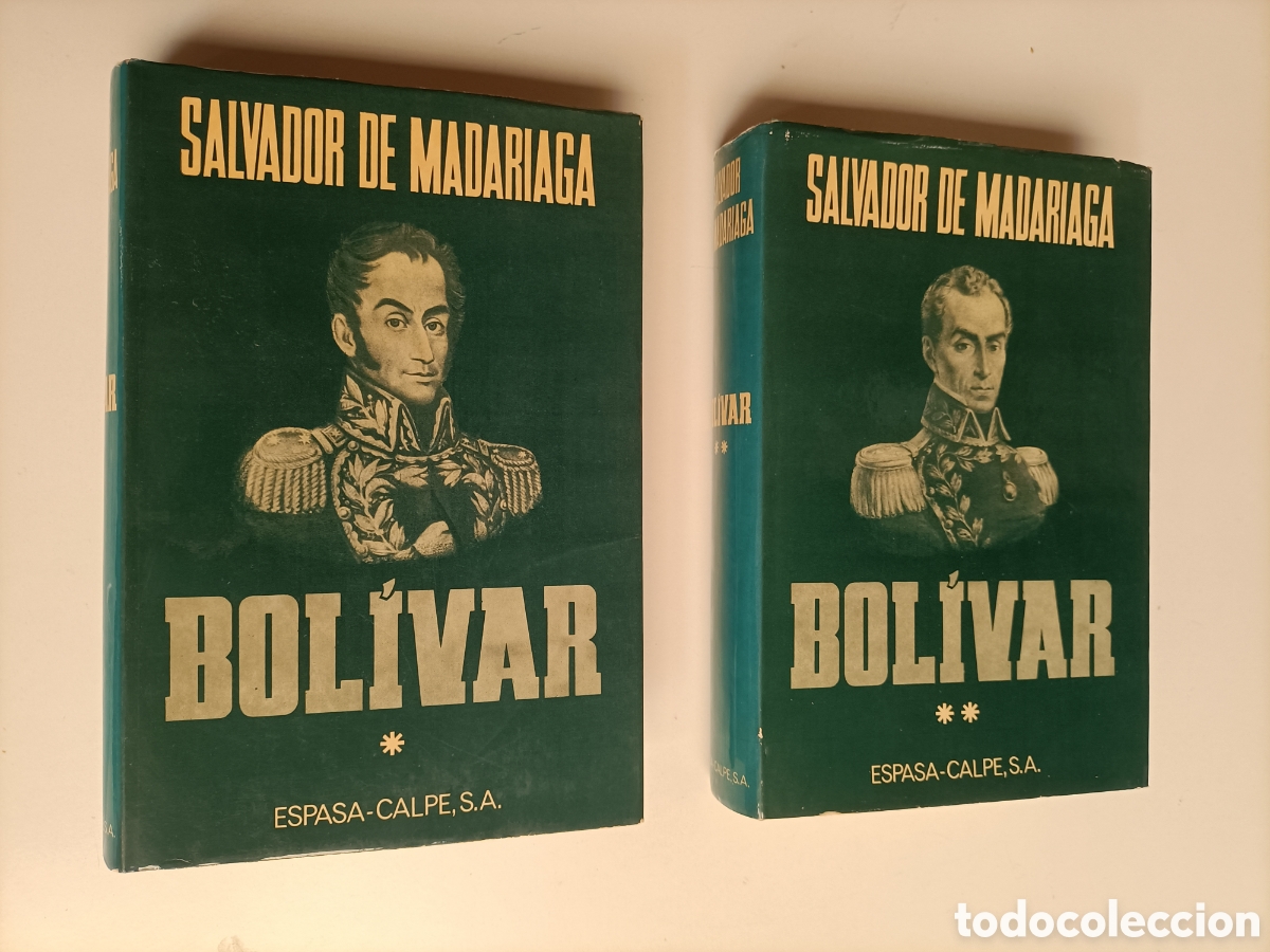 Libros de segunda mano: Bol&iacute;var. El Salvador de madariaga 2 tomos les pasa salte en 1975