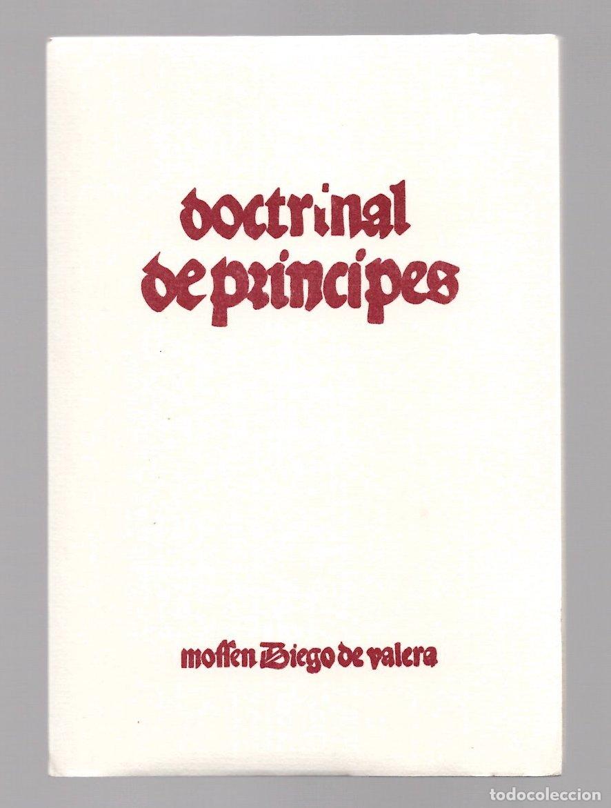 Libros de segunda mano: DOCTRINAL DE PRINCIPES. MOSEN DIEGO DE VARELA. EDICION FACSIMIL, 1995