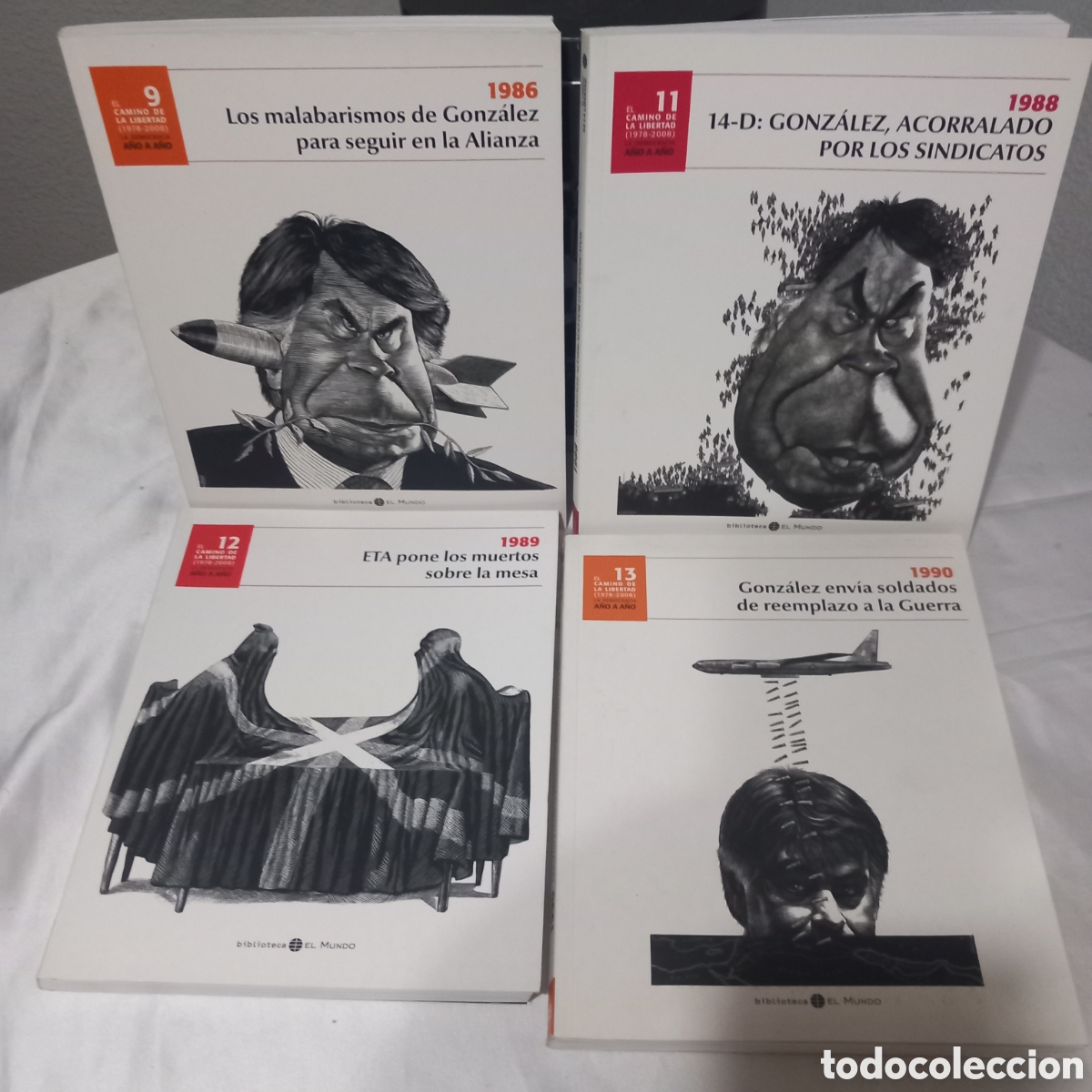 Libros de segunda mano: 12&times;TOMOS&rdquo;EL CAMINO DE LA LIBERTAD&rdquo;/1978-2008(biblioteca el mundo)