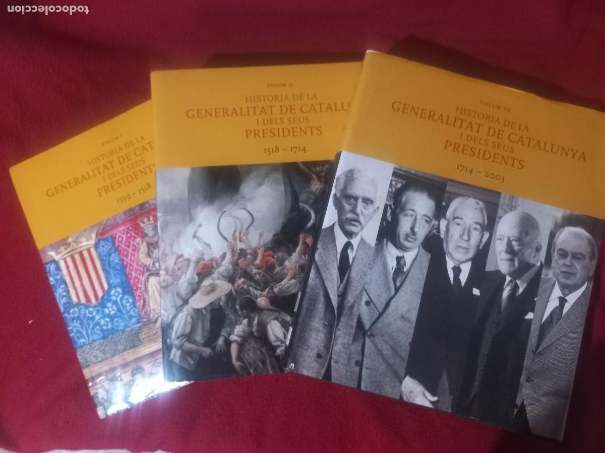 Libros de segunda mano: HISTORIA DE LA GENERALITAT I DELS SEUS PRESIDENTS - COMPLETA 3 VOLUMENES - ED. ENCICLOPEDIA CATALANA