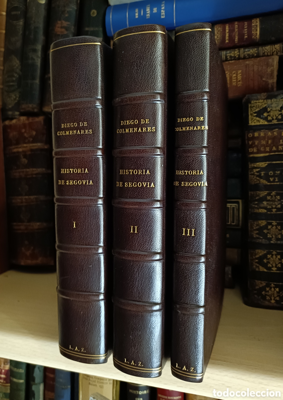 Libros de segunda mano: Historia de la insigne ciudad de Segovia compendio de historias de Castilla facs&iacute;mil 1982 Piel