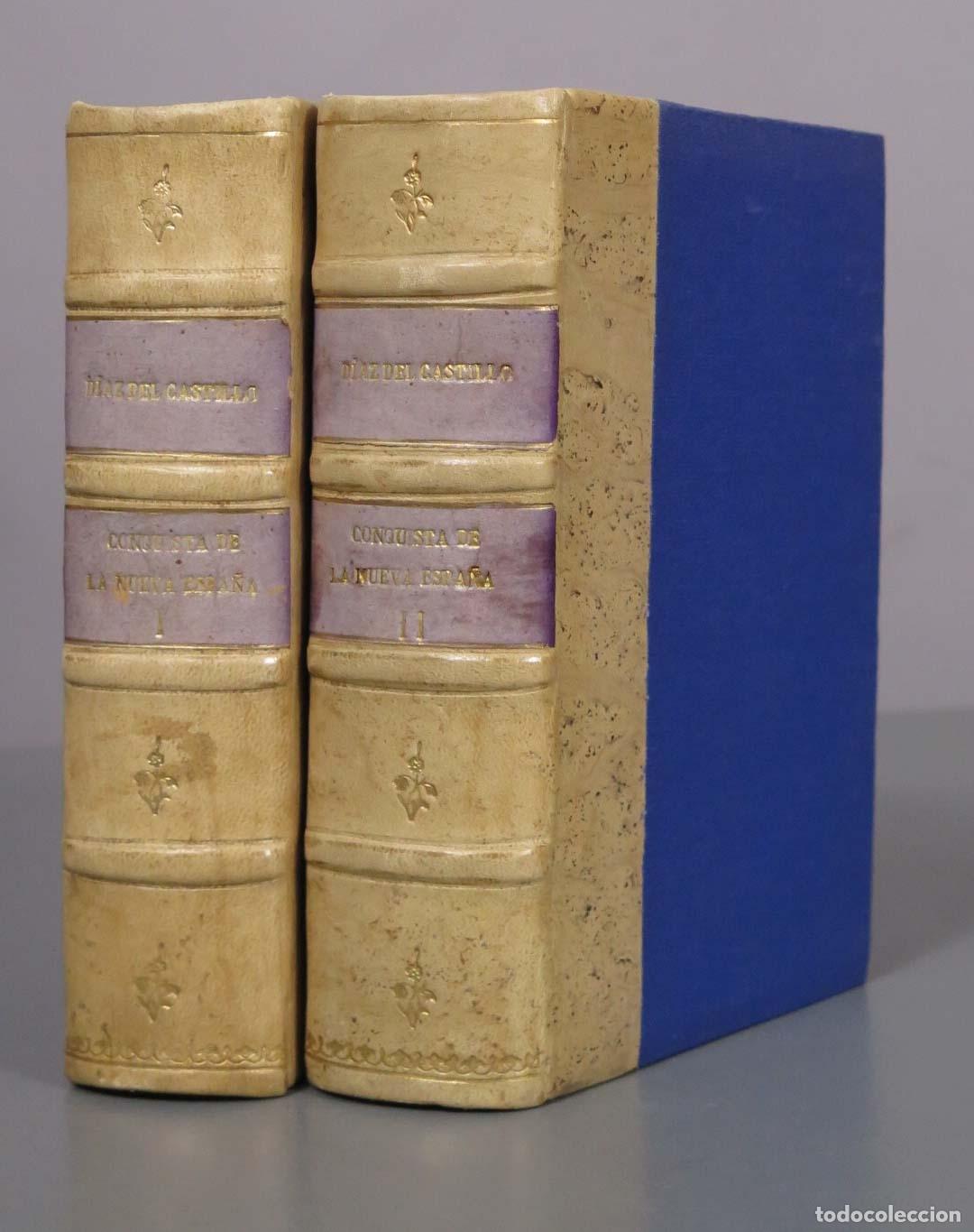Libros de segunda mano: Historia verdadera de la conquista de la Nueva Espa&ntilde;a - Bernal D&iacute;az del Castillo - 1933. 2 TOMOS