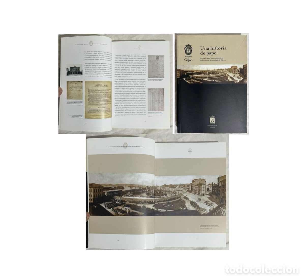 Libros de segunda mano: Gij&oacute;n, 500 a&ntilde;os en los documentos del Archivo Municipal. Una Historia de Papel.