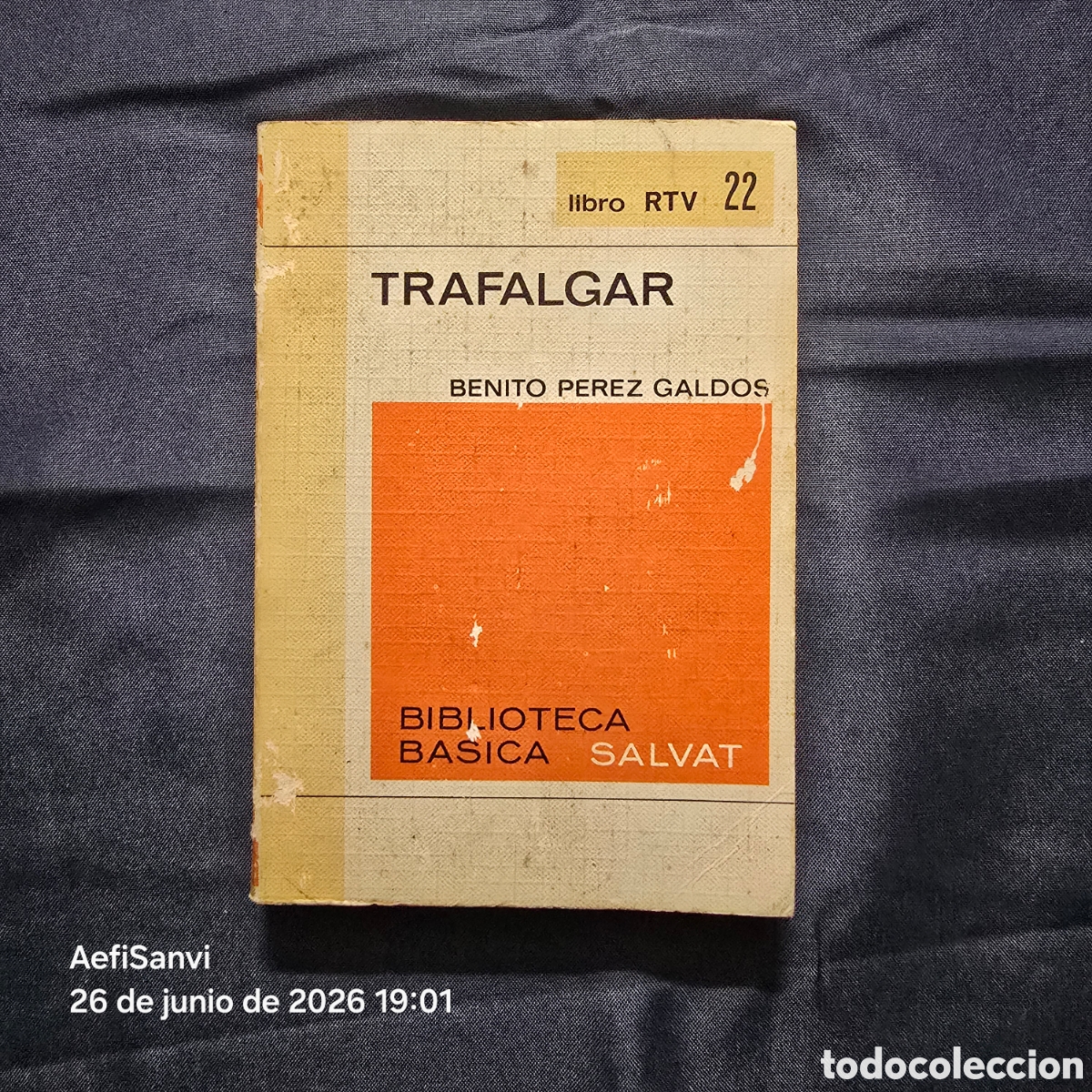 Libros de segunda mano: RTV 22: TRAFALGAR (BENITO P&Eacute;REZ GALDOS) (SALVAT)