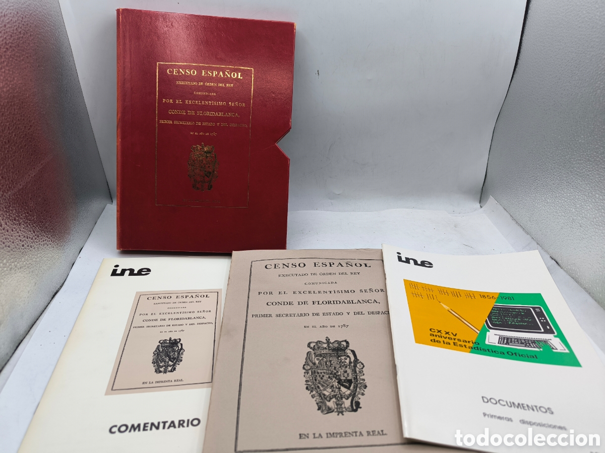 Libros de segunda mano: Censo espa&ntilde;ol ejecutado de orden del rey comunicada por su se&ntilde;or conde de Floridablanca