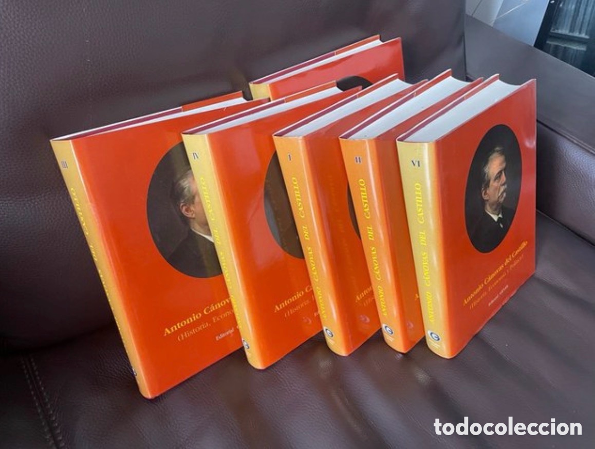 Libros de segunda mano: Antonio C&aacute;novas del Castillo los 6 Seis Tomos