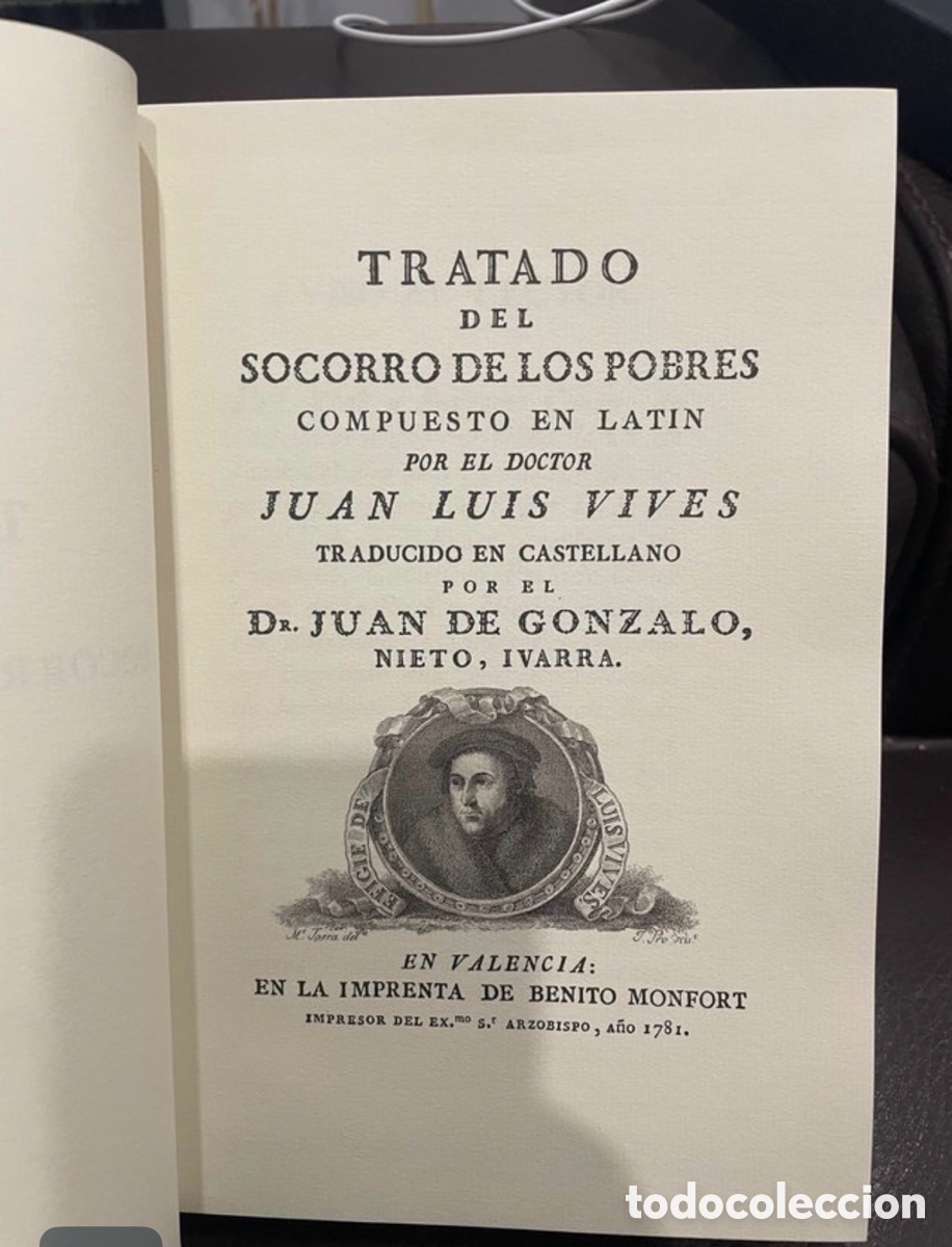 Libros de segunda mano: Tratado del socorro de los pobres facs&iacute;mil