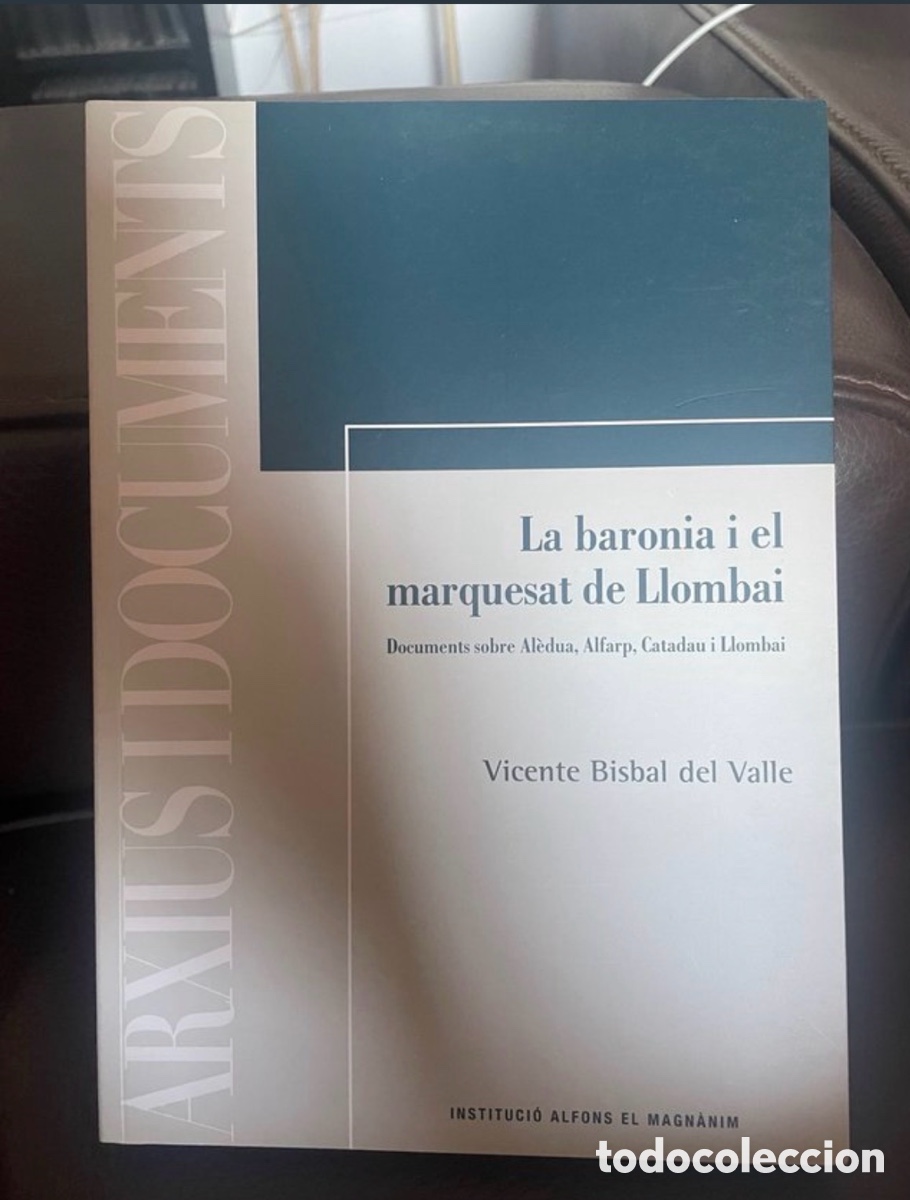 Libros de segunda mano: La baronia i el marquesat de Llombai, Bisbal