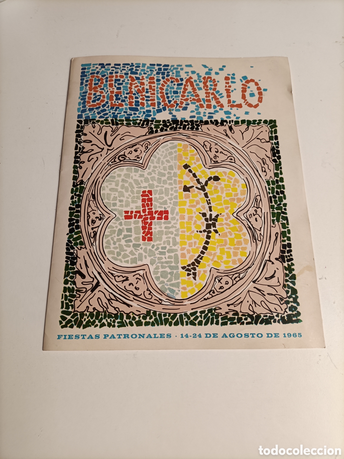 Libros de segunda mano: Benicarl&oacute;. Fiestas patronales agosto 1965. Programa de fiestas temas valencianos Castell&oacute;n