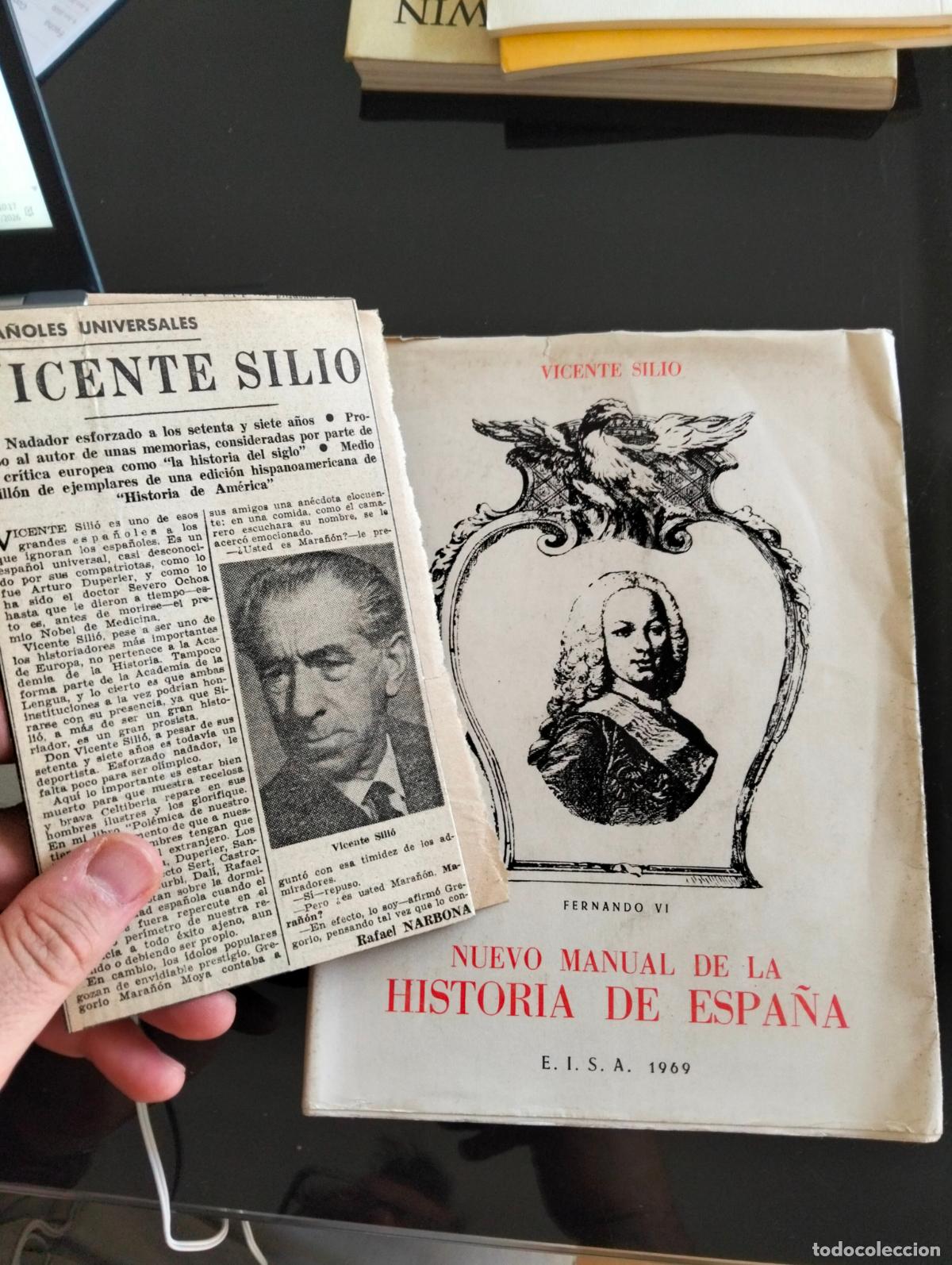 Libros de segunda mano: Historia de Espa&ntilde;a. Nuevo Manual, Vicente Silo, ed. EISA, 1969, VISITA MI CATALOGO. L55