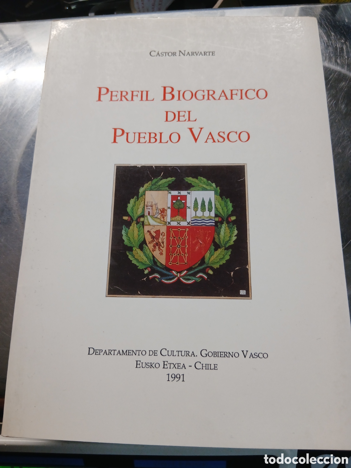 Libros de segunda mano: PERFIL BIOGRAFICO DEL PUEBLO VASCO .CASTOR NARVARTE