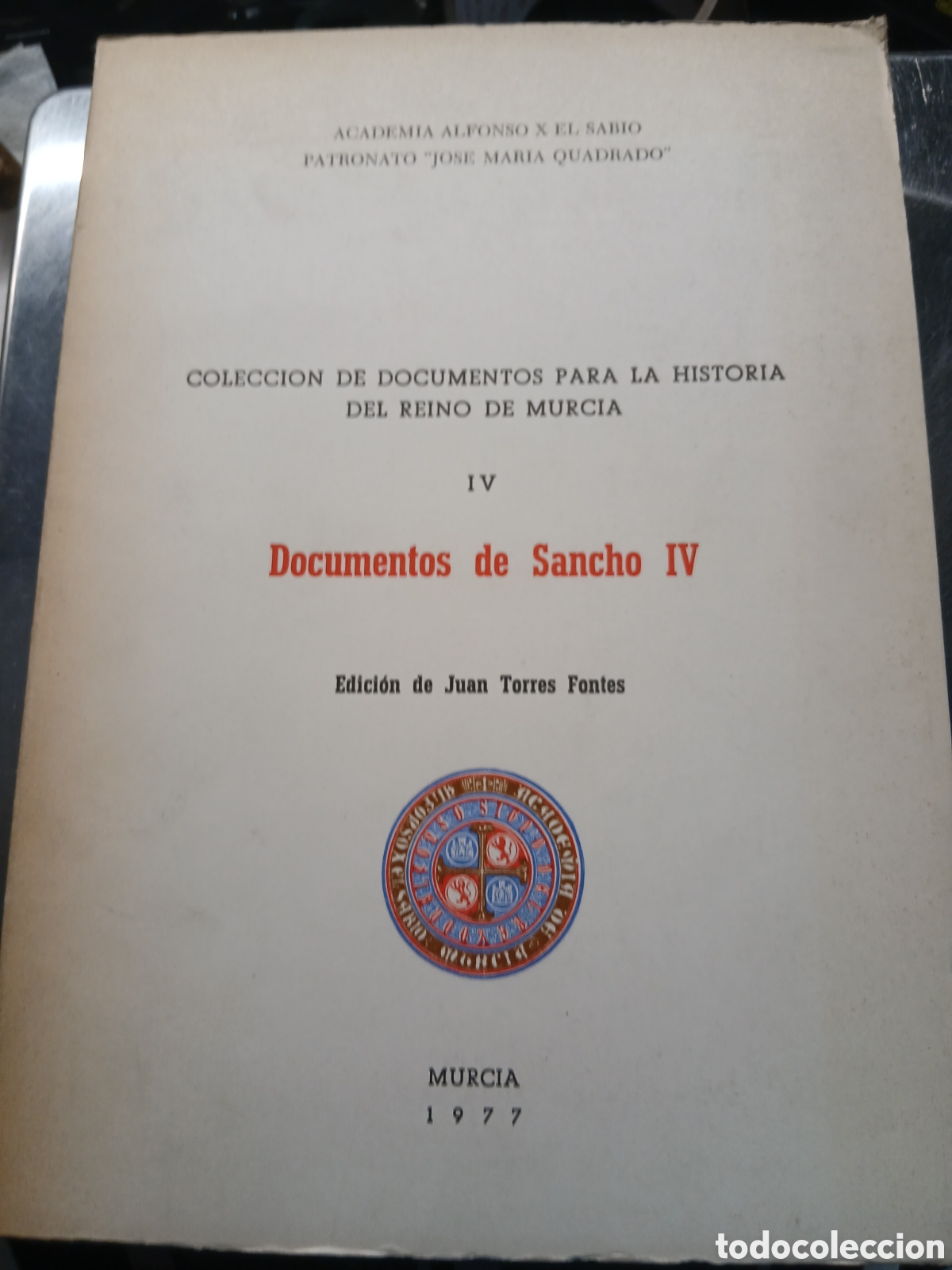 Libros de segunda mano: DOCUMENTOS DE SANCHO IV .EDICION DE JUAN TORRES FONTES