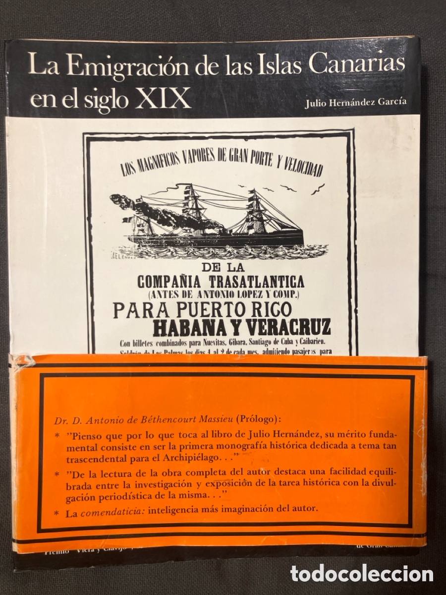 Libros de segunda mano: La emigraci&oacute;n de las Islas Canarias en el siglo XIX