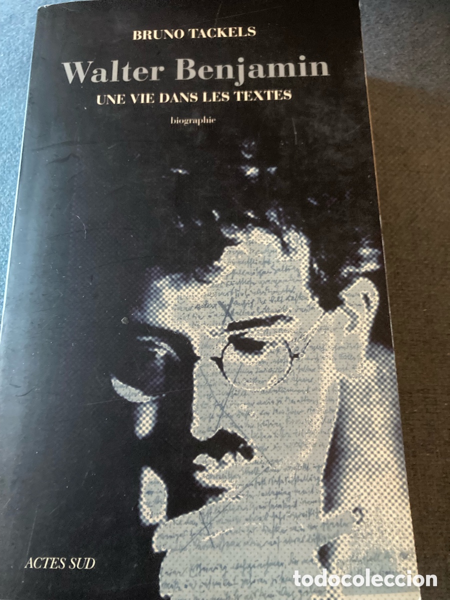Libros de segunda mano: Libro Une vie dans les textes de Walter Benjamin. IDIOMA FRANC&Eacute;S
