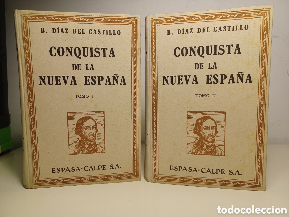 Libros de segunda mano: Historia verdadera de la conquista de la Nueva Espa&ntilde;a/ D&iacute;az del Castillo/ 2 tomos/ Espasa Calpe,1942