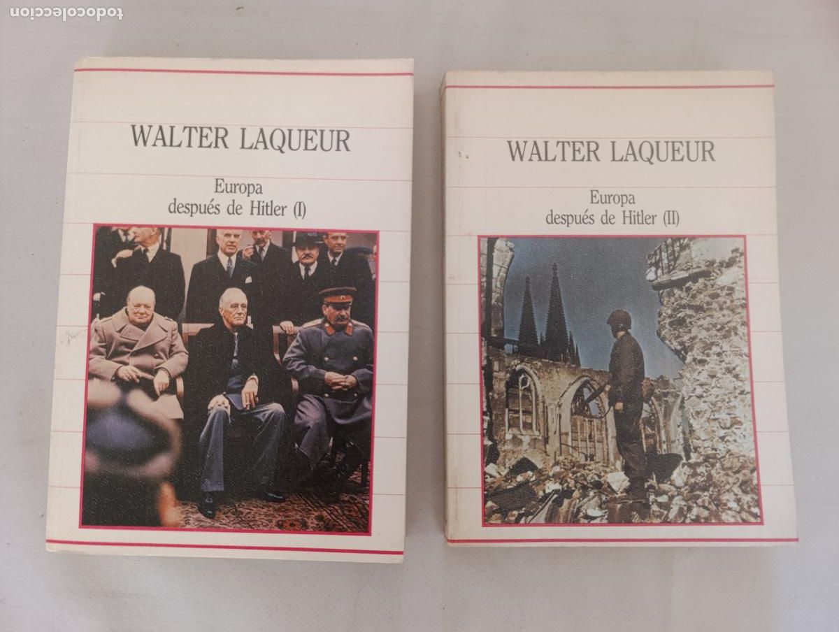 Libros de segunda mano: EUROPA DESPUES DE HITLER (I) Y (II) WALTER LAQUEUR - 2 TOMOS - BIBLIOTECA DE LA HISTORIA (356)
