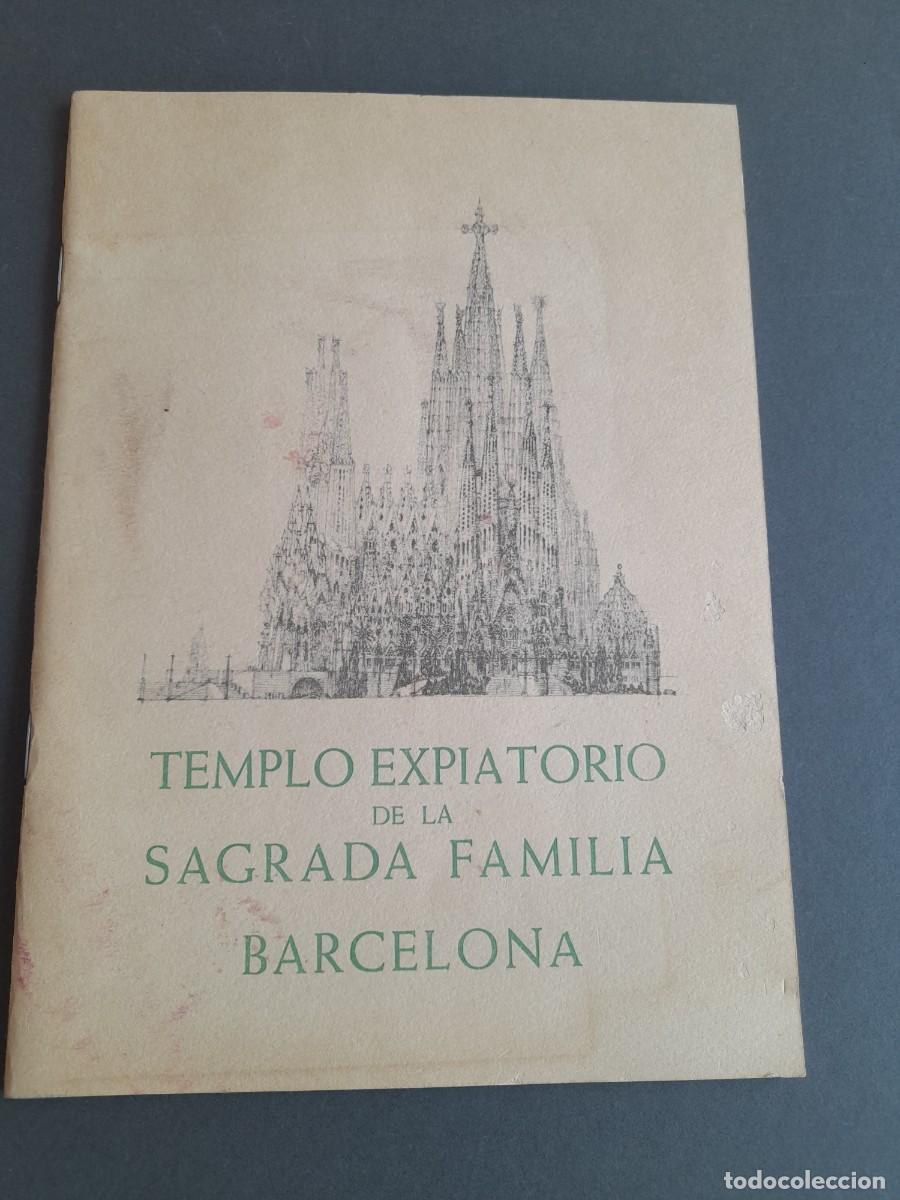 Libros de segunda mano: Templo expiatorio de la sagrada Familia Barcelona, gr&aacute;ficas marina s.a.1952