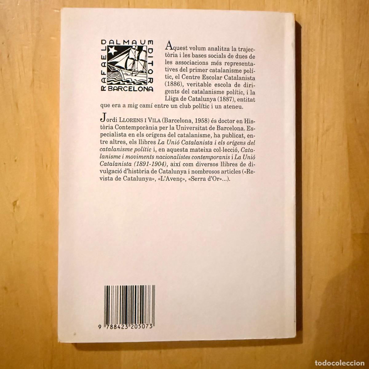 Libros de segunda mano: Jordi Llorens i Vila - Lliga de Catalunya i Centre Escolar Catalanista - Dalmau