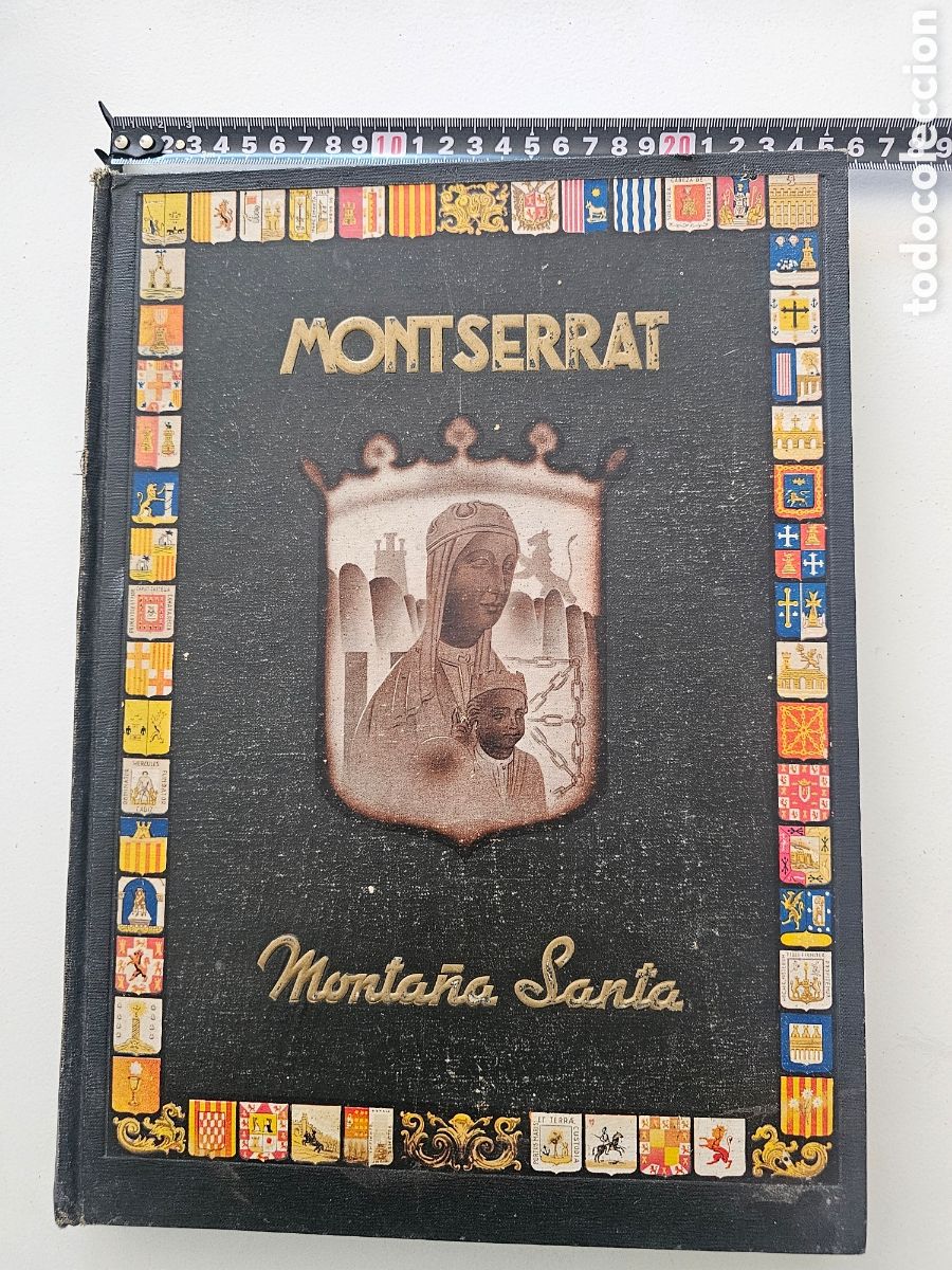 Libros de segunda mano: ​Libro Antiguo &rdquo;Montserrat, Monta&ntilde;a Santa&rdquo; (1945) - Juan Baldom&aacute; Al&oacute;s - Ilustrado, Edici&oacute;n Especial