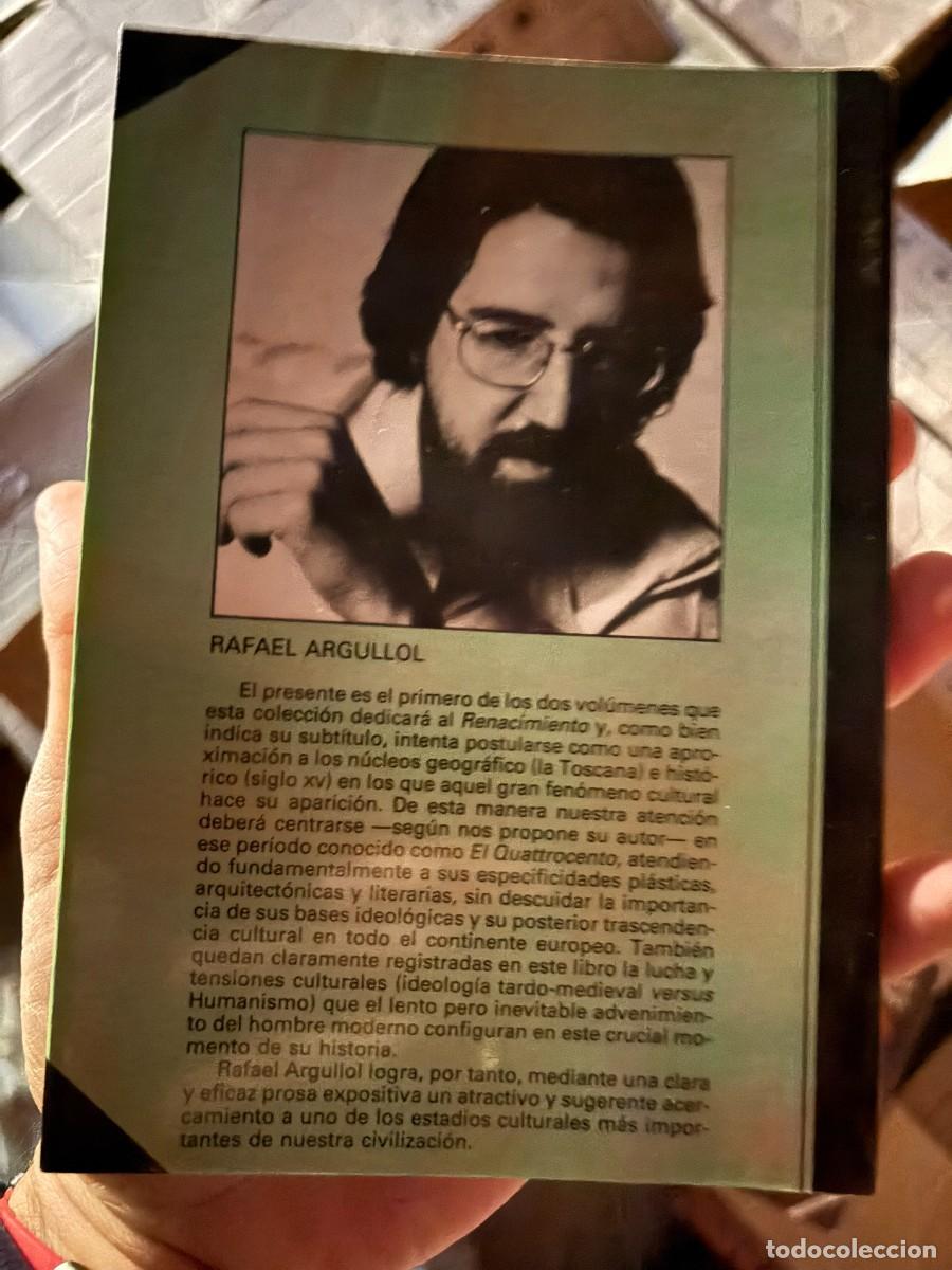 Libros de segunda mano: El Quattrocento. Rafael Argullol - Foto 2