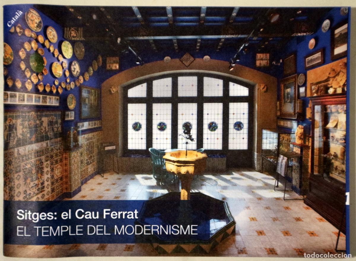 Libros de segunda mano: SITGES: EL CAU FERRAT. EL TEMPLE DEL MODERNISME - Barcelona-Madrid 2019 - Il&middot;lustrat