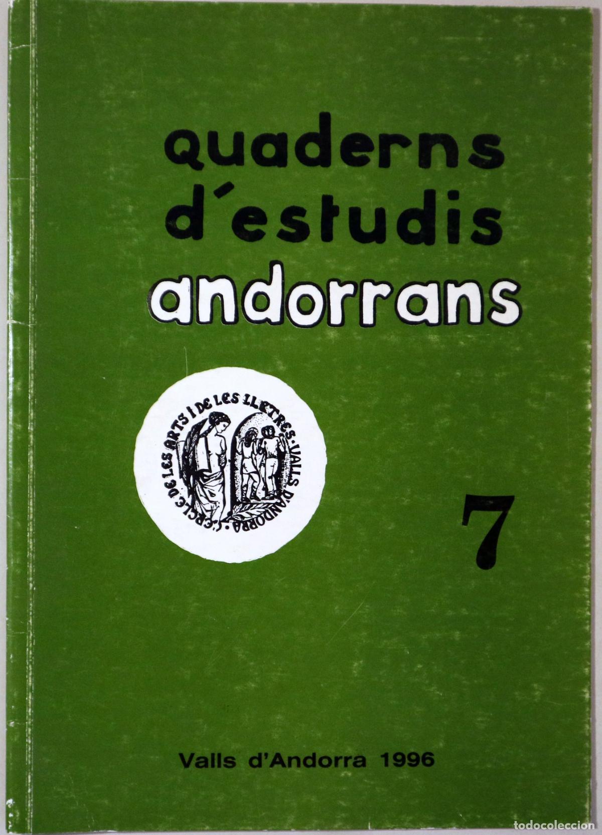 Libros de segunda mano: Valls i Taberner, Ferran - OBIOLS, C. B. - QUADERN D'ESTUDIS ANDORRANS N&ordm; 7: Ferran Valls i Taberner
