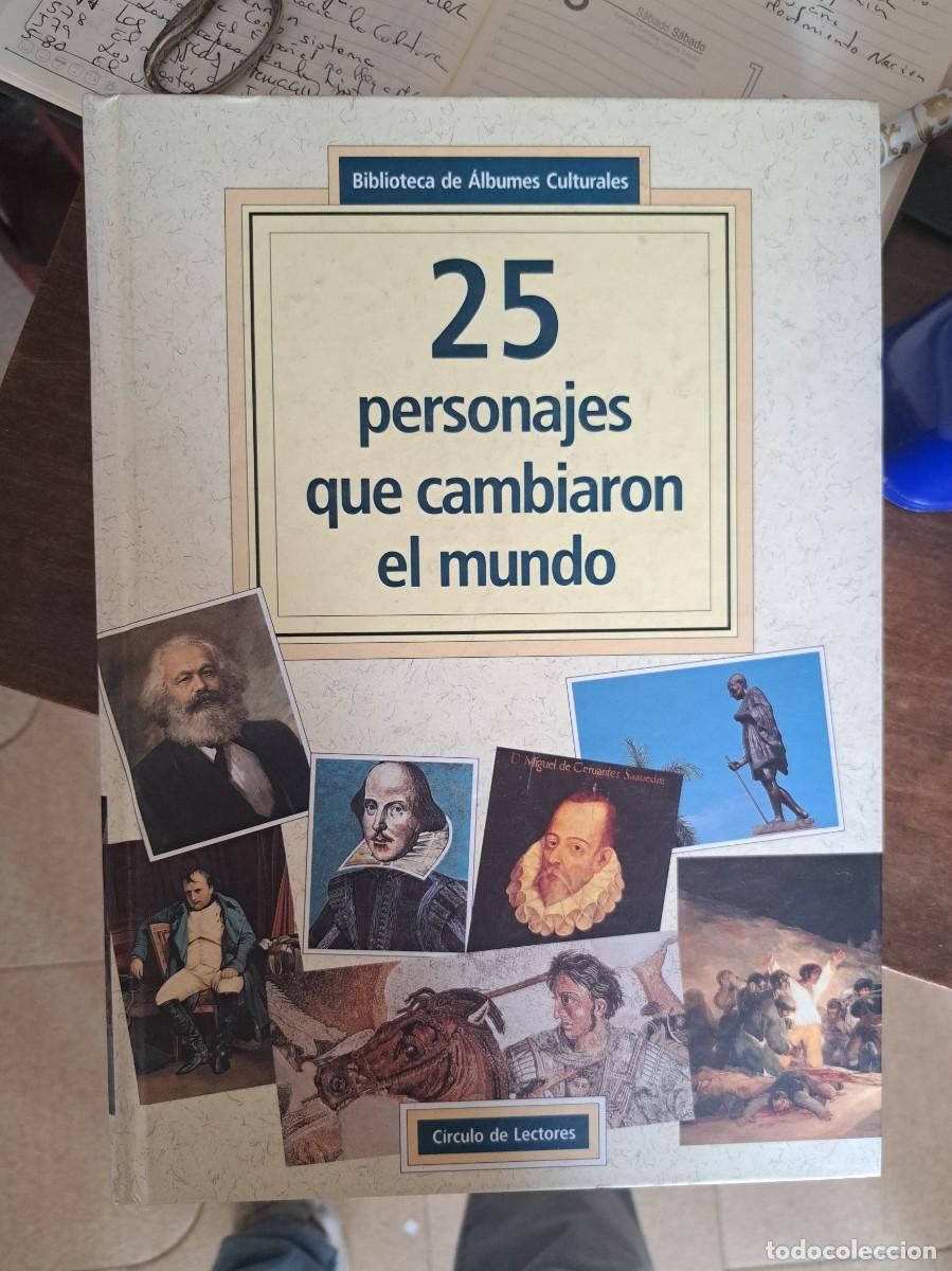Libros de segunda mano: 25 PERSONAJES QUE CAMBIARON EL MUNDO