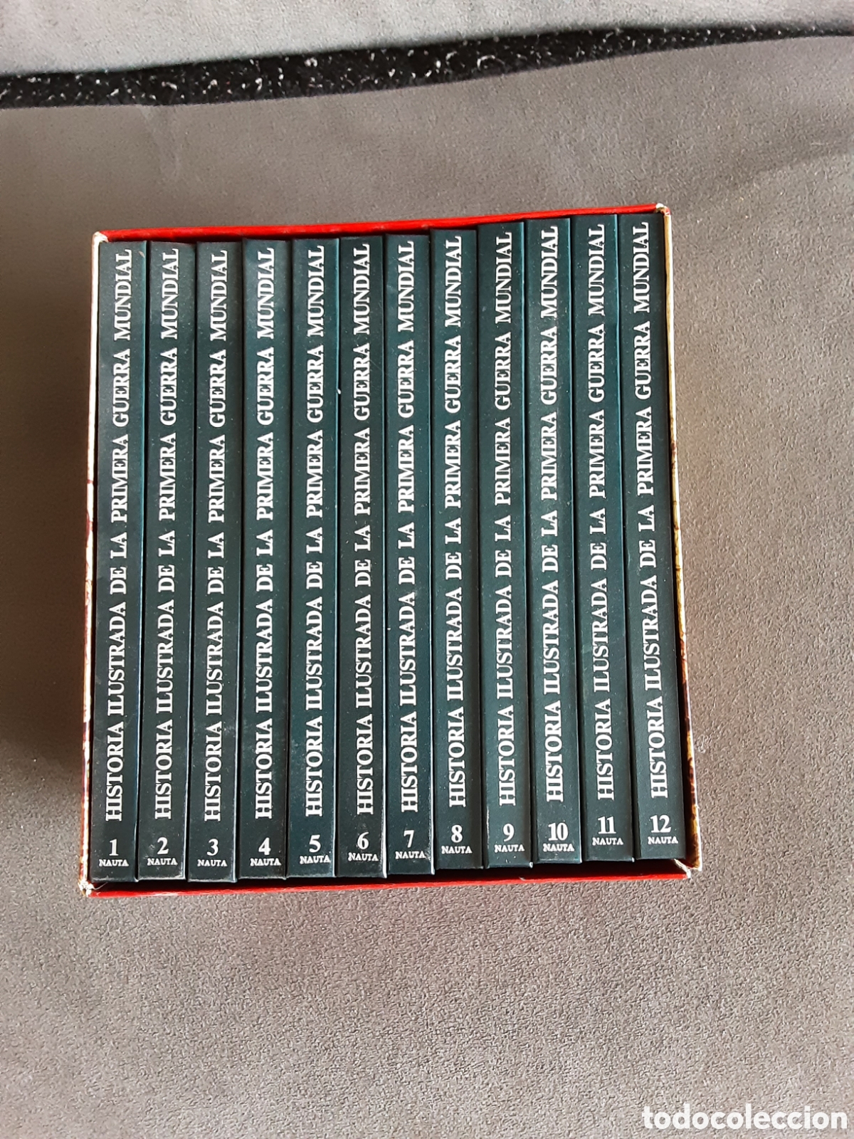 Libros de segunda mano: HISTORIA ILUSTRADA DE LA PRIMERA GUERRA MUNDIAL EN 12 TOMOS CON ESTUCHE 1970 MUY RARO