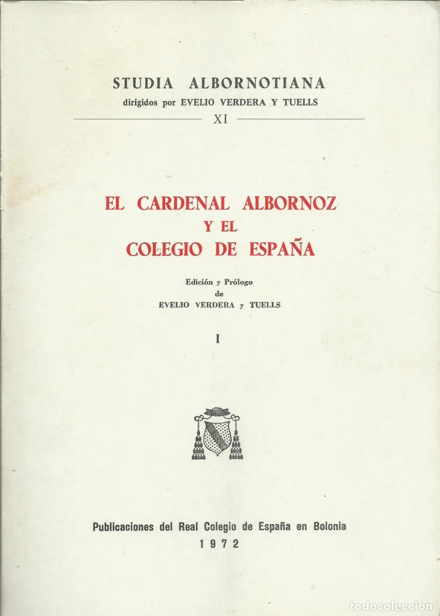 Libros de segunda mano: El cardenal Albornoz y el colegio de Espa&ntilde;a. Obra completa 1972 - 1979 . 6 vol&uacute;menes