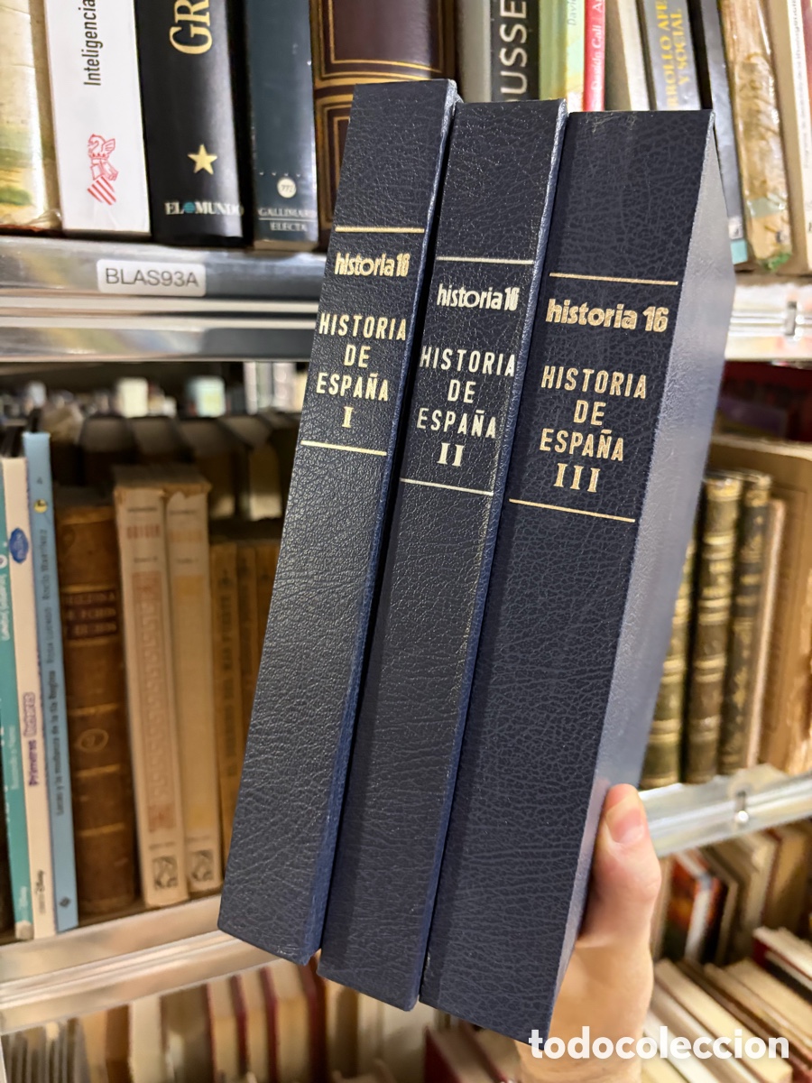 Libros de segunda mano: Blas93A historia de Espa&ntilde;a (historia 16) retapado en 3 tomos