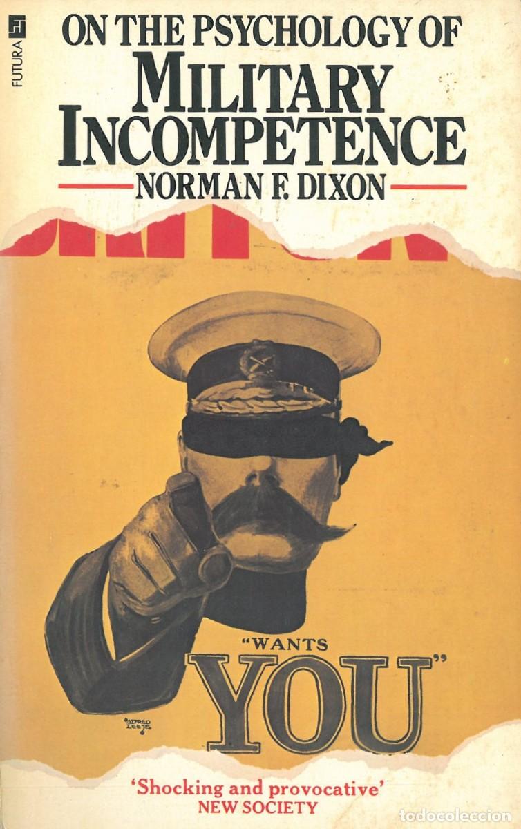 Second hand books: On the Psychology of Military Incompetence - Dixon, Norman